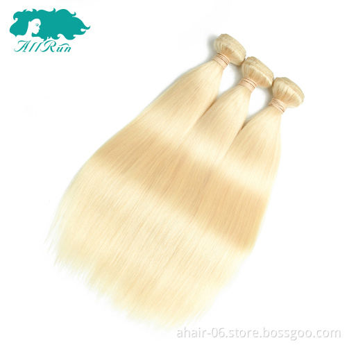 Cheap 613 Color Straight Hair Bundles No Tangle No Shed Soft And Smooth,100% Brazilian Virgin Human Hair 10"-30" In stock